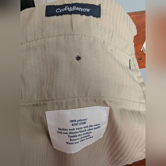 Croft And Barrow Charcoal Dress Pants for Men 34x 32 (EUC) - Picture 10 of 12